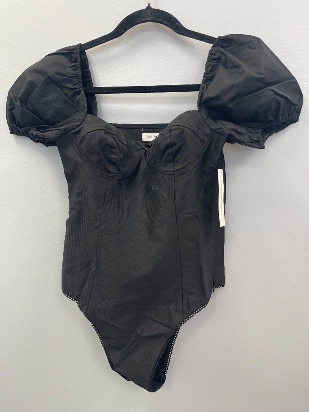 Lani the Label Mila Bodysuit in Black - XS - NWT